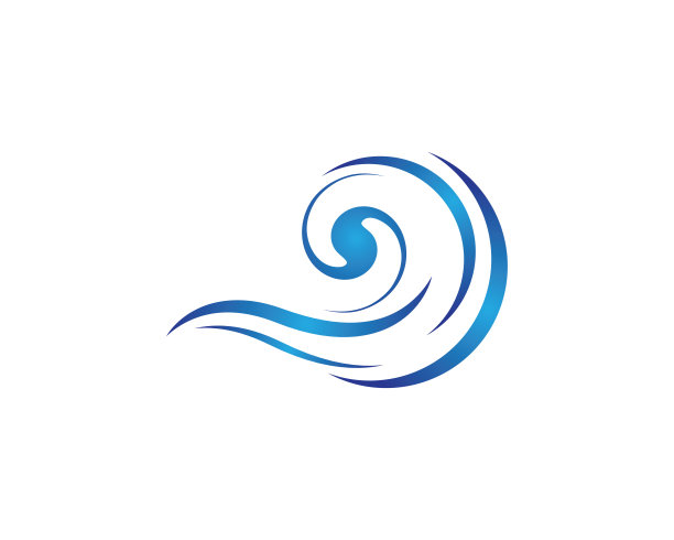 水波矢量图标图片下载