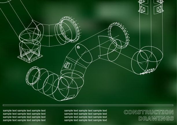 金属结构。体积建设图片下载
