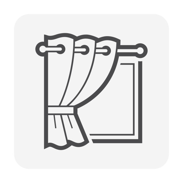 窗帘盲目的图标图片下载