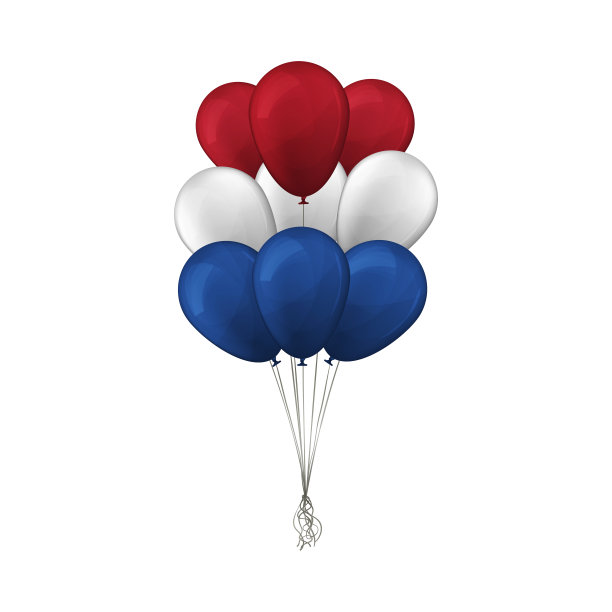 一堆荷兰气球。图片下载