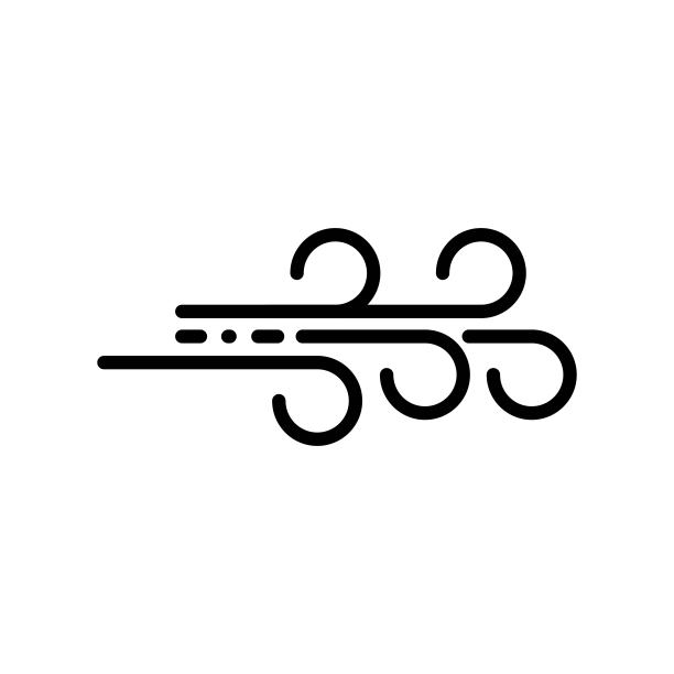 风矢量图标设计模板图片下载