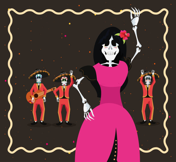 亡灵节庆祝活动图片下载