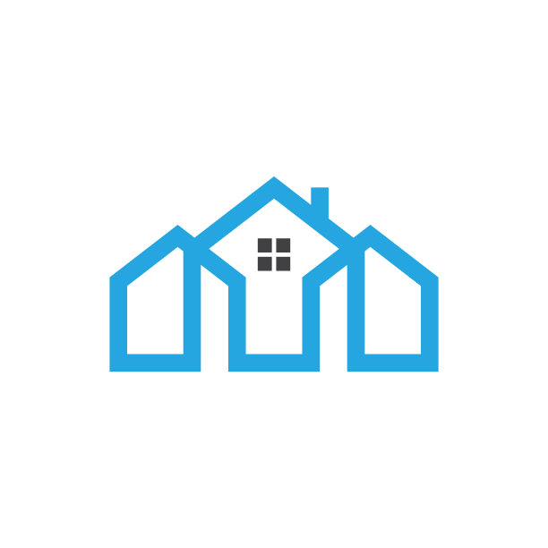 屋平面设计模板矢量孤立插图图片下载