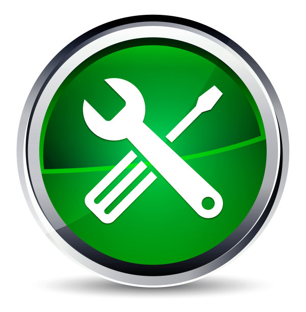 工具图标水绿色圆形按钮图片下载