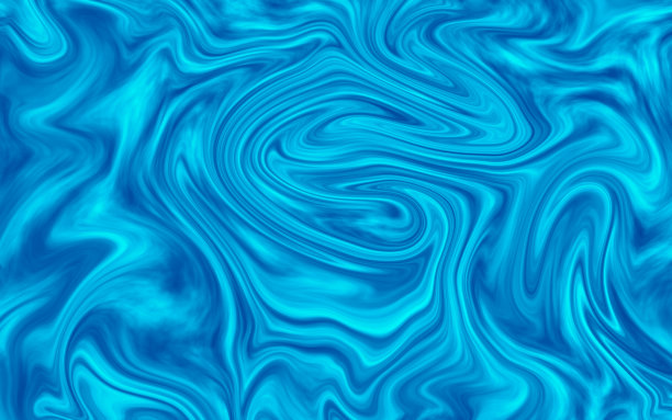 抽象蓝色液体大理石漩涡纹理背景或墙纸。图片下载