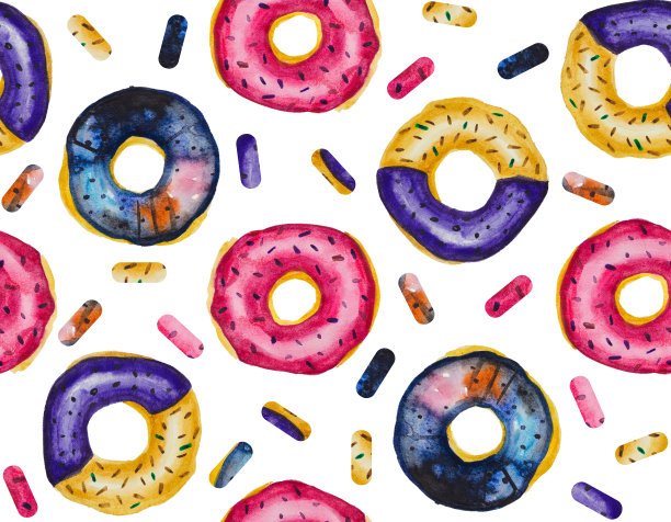 无缝模式“甜甜圈”图片下载