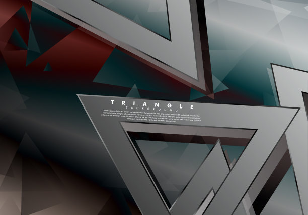 现代形状抽象三角形背景图片下载