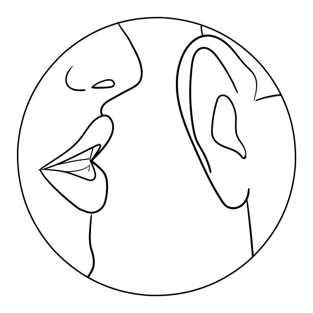 一个女人在说话，另一个男人在听图片下载