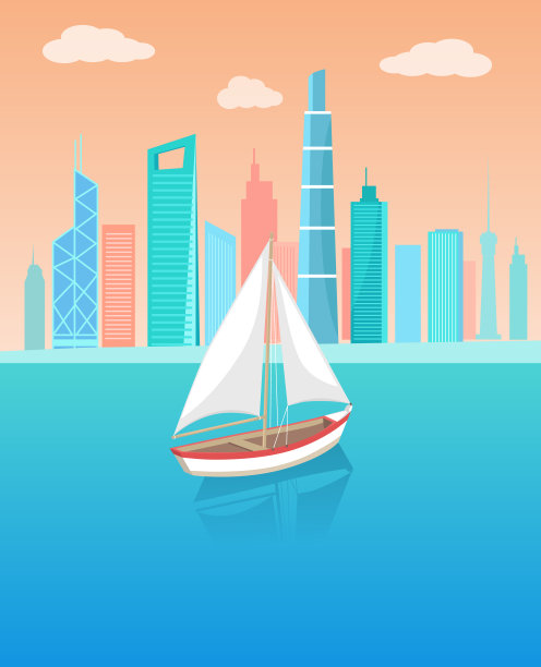 现代游艇海洋航海个人船的图标图片下载