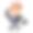 拿着公文包打电话的商人。特征向量设计图片下载