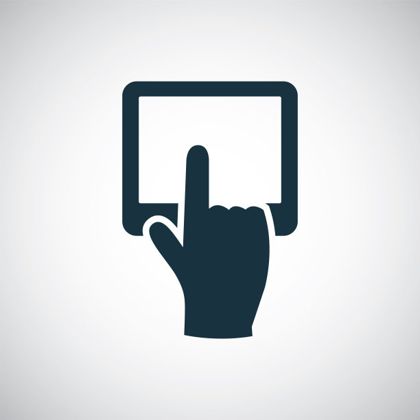 手指触摸屏幕图标图片下载