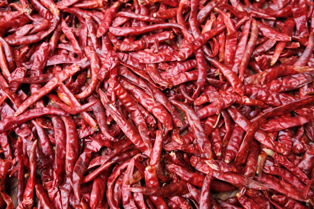 红干辣椒，背景辛辣图片下载