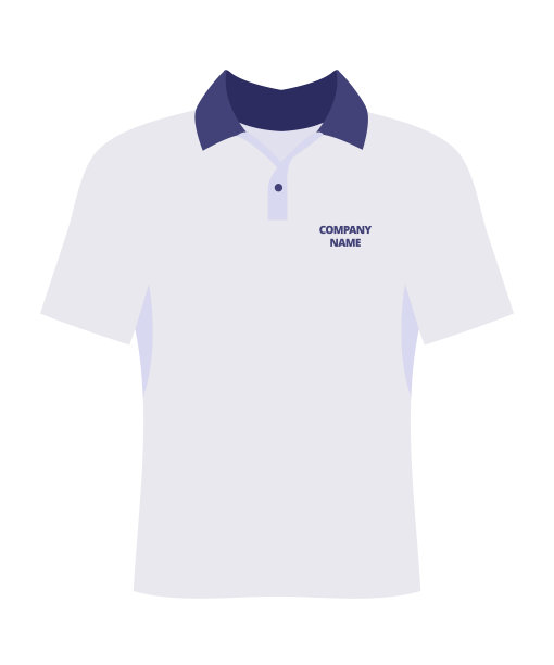 品牌t恤，服装平面矢量插图图片下载