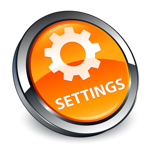 设置3d橙色圆形按钮图片下载