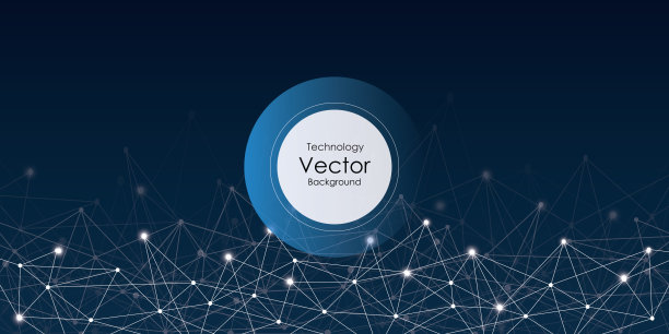 互联科技互联网网站蓝色背景素材图片