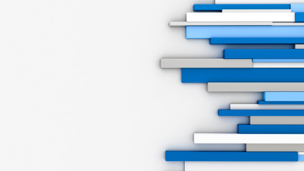 抽象的墙。新闻的房间。蓝线。三维渲染图片下载