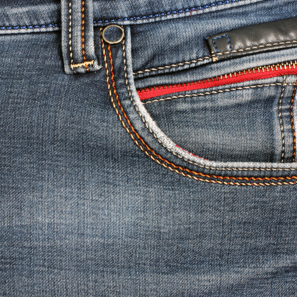 织物的背景。织物织物表面的俯视图。衣服特写。抽象的照片。牛仔裤图片下载