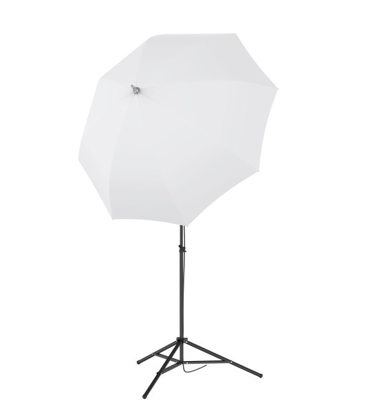 工作室照明与伞隔离图片下载