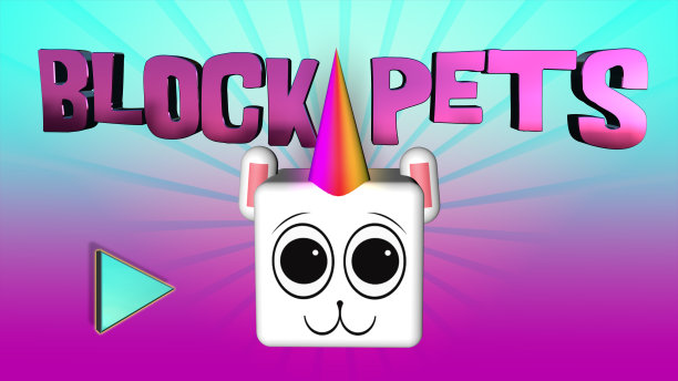 神奇独角兽风格的3D游戏背景。流行的风格在青春期前的颜色图片下载