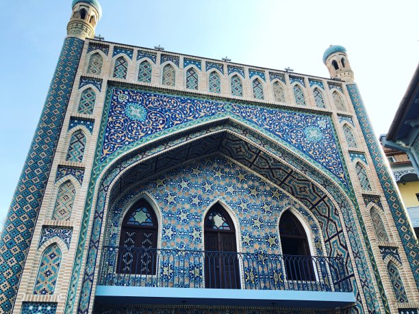 第比利斯古城的硫磺浴图片下载