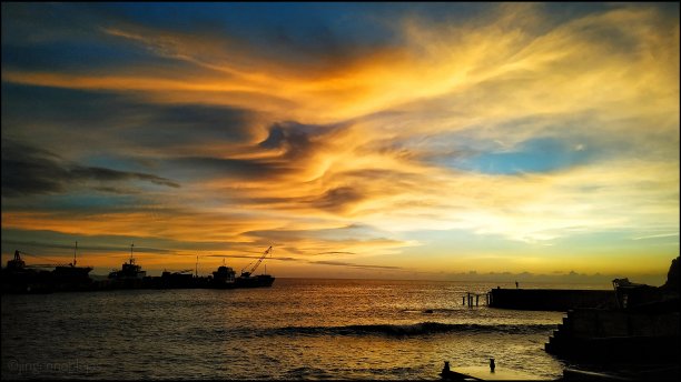 金色的黄昏图片下载