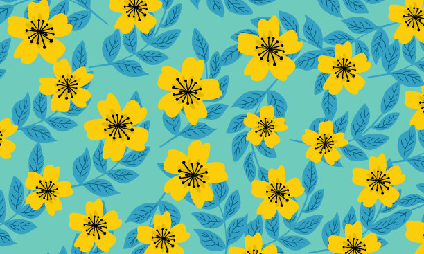 花朵图案背景素材图片