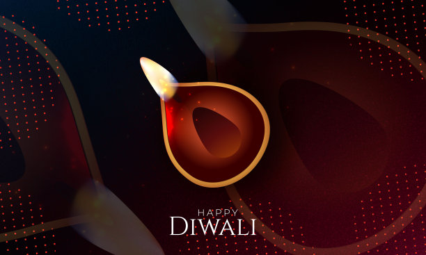 排灯节背景设计模板库存插图图片下载