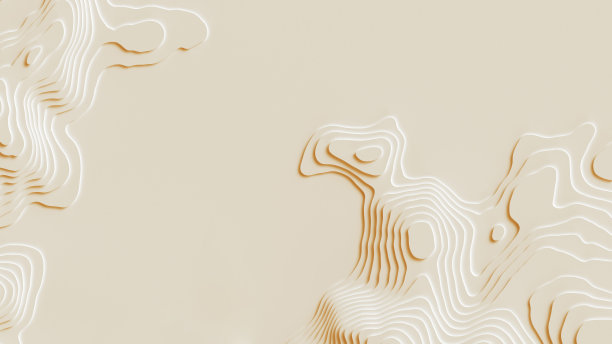 绘制地形图线。渲染抽象地形图概念与空间为您的副本。3 d波。3D制图概念背景。地图模型图表。世界地图模板。波浪的背景图片下载