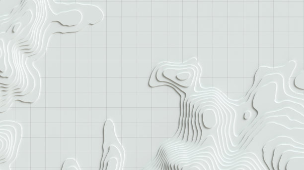 绘制地形图线。渲染抽象地形图概念与空间为您的副本。3 d波。3D制图概念背景。地图模型图表。世界地图模板。波浪的背景图片下载