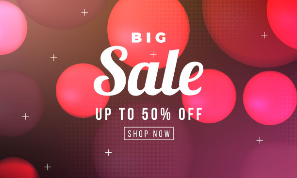 大销售旗帜设计股票插图图片下载