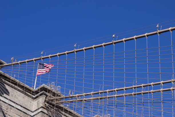 纽约布鲁克林大桥图片下载