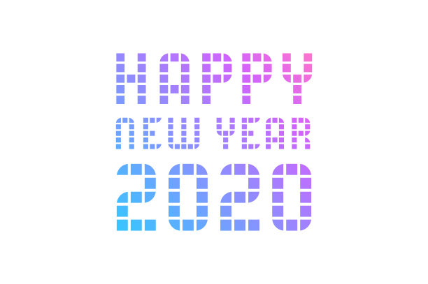 2020年新年贺卡设计图片下载