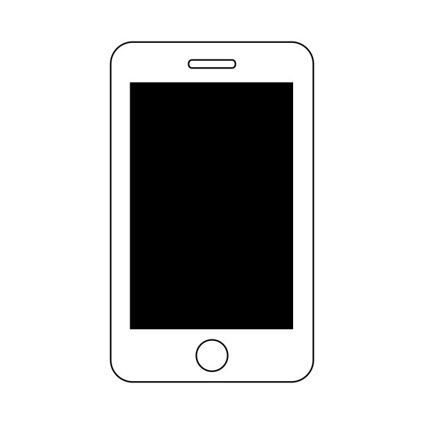 电话、智能手机、移动电话通信矢量图标设计图片下载
