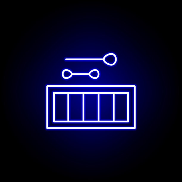 眼影线霓虹图标。美丽的元素和化妆品插图图标。符号和符号可以用于网页，标志，手机应用程序，UI，用户体验图片下载