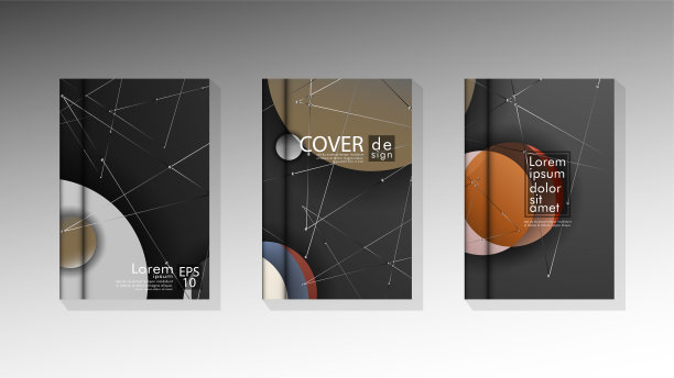 摘要书籍封面设计以银河为背景。矢量插图在eps 10图片下载