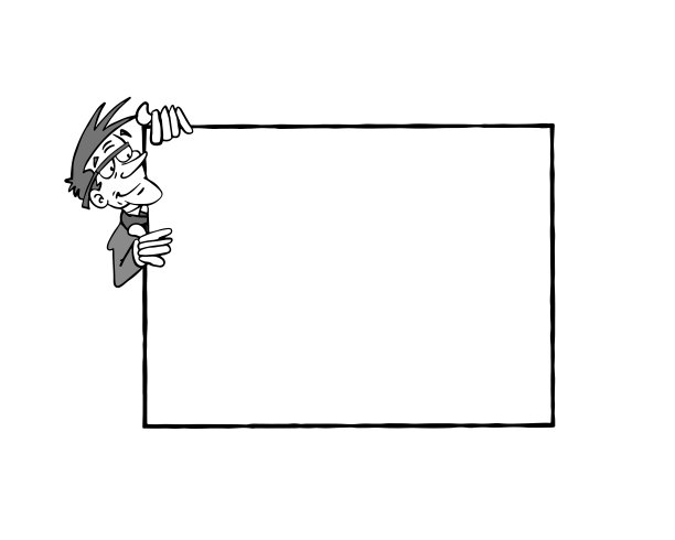 高级商人拿着一个空框架图片下载