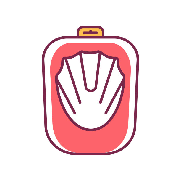 指甲浴色线图标。修指甲的工具。指甲服务。水疗,美容行业。图标为网页，促销图片下载