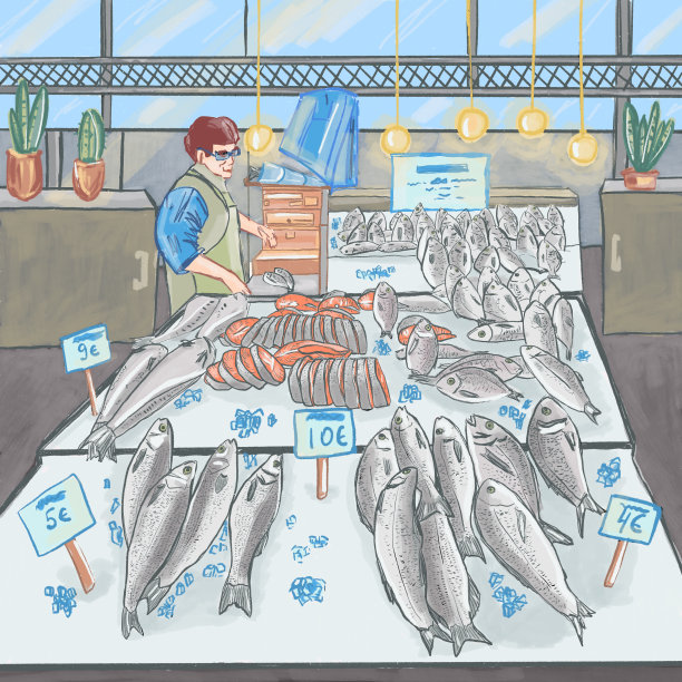 鱼市场图片下载