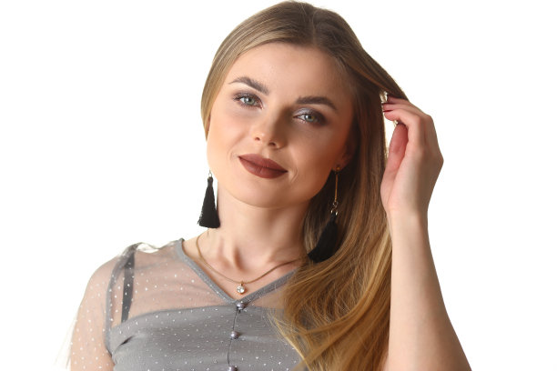 白人年轻金发人像时尚拍摄图片下载