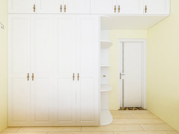 小卧室设计，小床与书房和办公桌搭配图片下载