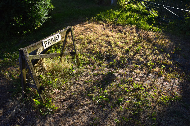 门上的私人标牌图片下载