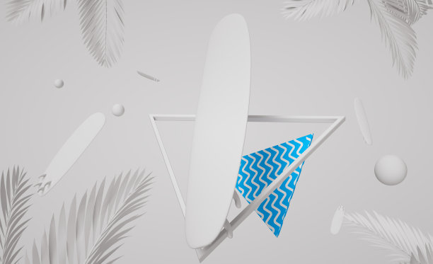 干净的3d图像渲染白色背景图片下载