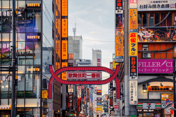 东京-新宿歌舞伎町素材图片