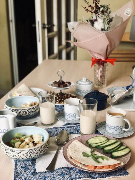 自制的假日早餐图片下载