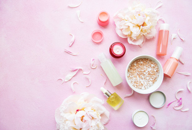 牡丹水疗概念图片下载