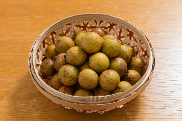 鲜龙眼竹碗分离图片下载