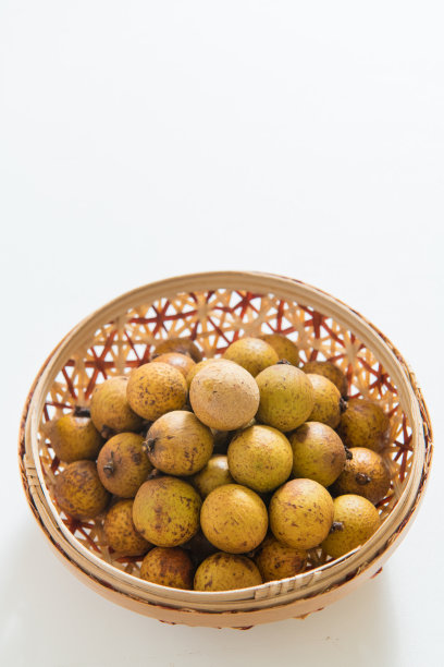 鲜龙眼竹碗分离图片下载