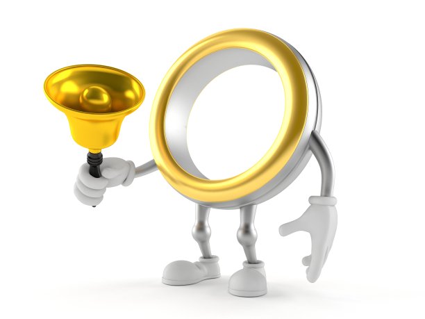 结婚戒指人物手持铃铛图片下载