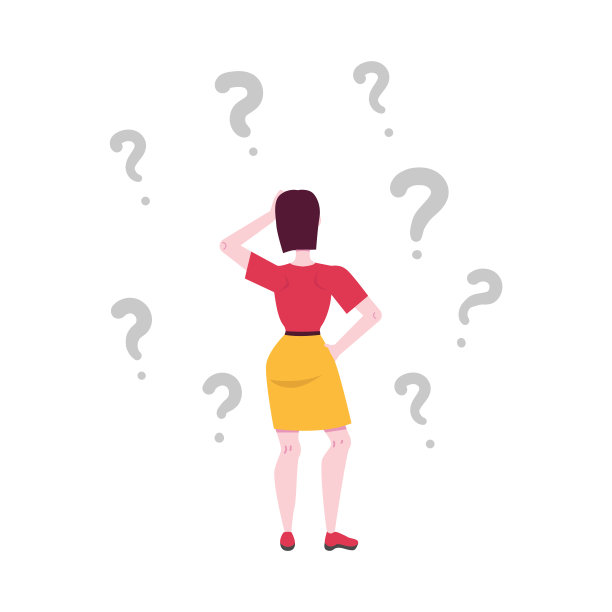 矢量平的成年白种妇女摊开双手图片下载