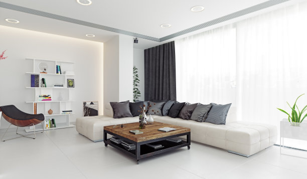 现代客厅设计。图片下载